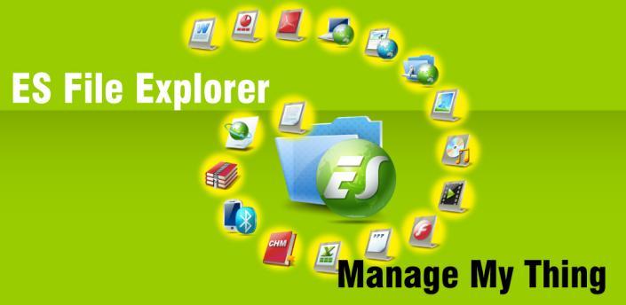 ES file explorer app til Android