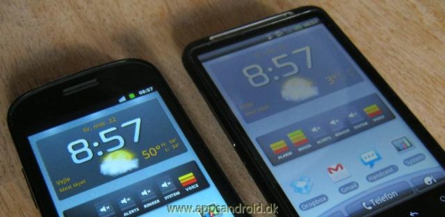 Google Nexus S vs HTC Desire HD test