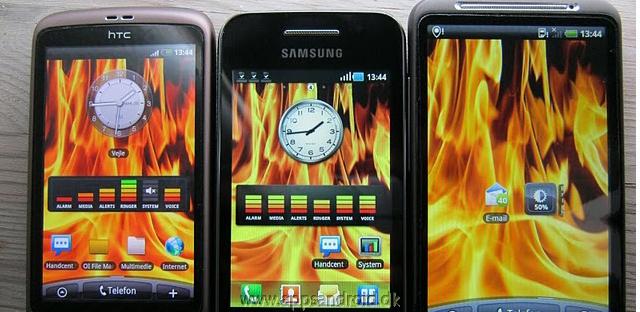 Samsung Galaxy Ace vs HTC Desire vs HTC Desire HD test