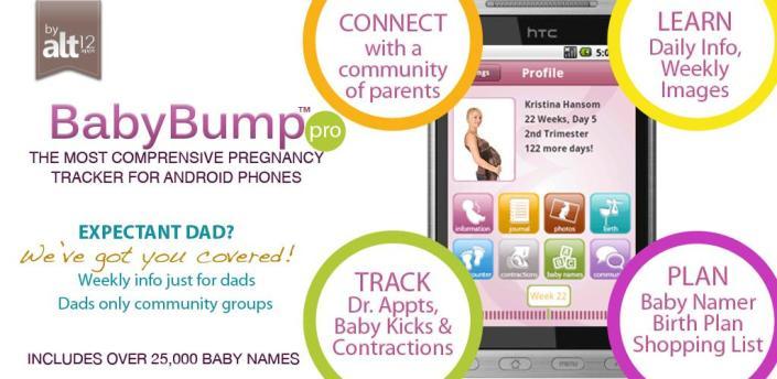 Baby bump app til Android