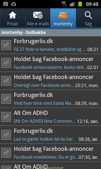 Hotmail Android app 1