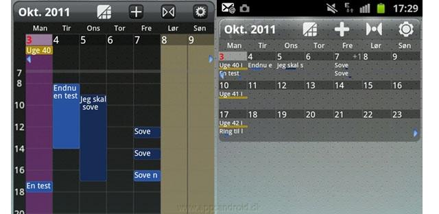 Pure Grid Calendar app