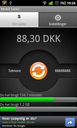 Mobil_saldo_app_til_Android