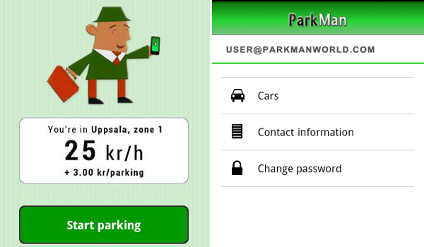 ParkMan-Android-app