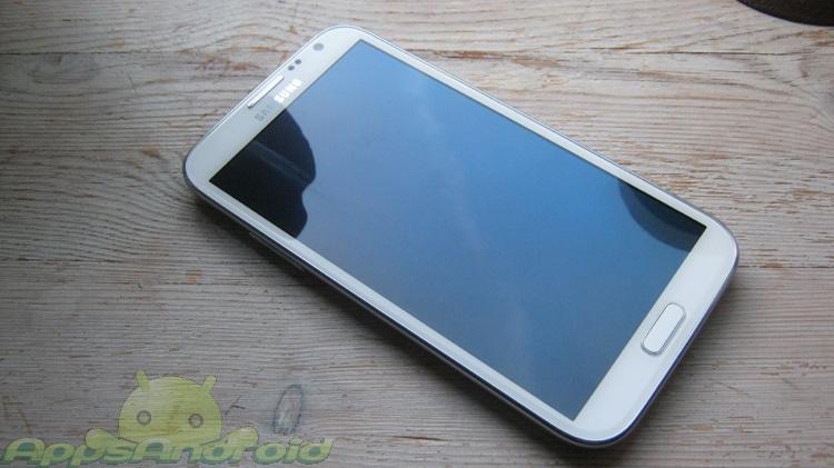 Samsung Galaxy Note 2 blank