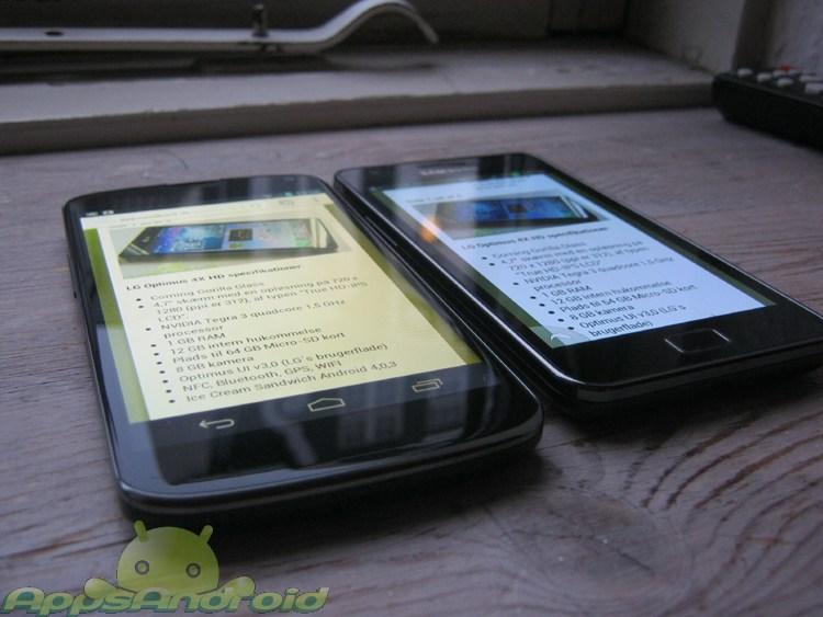 LG Nexus vs SGS2