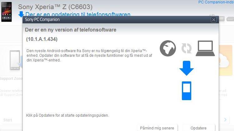 Sony-Xperia-Z-opdatering