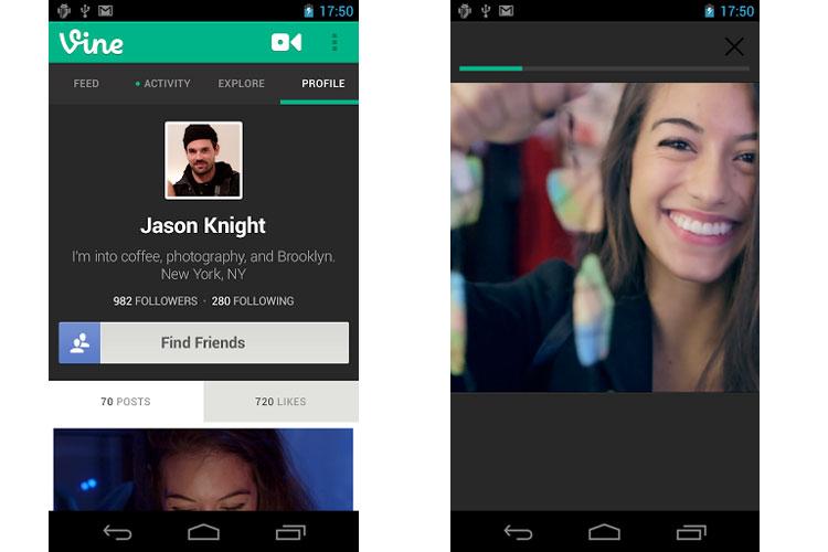 Vine-app-til-Android