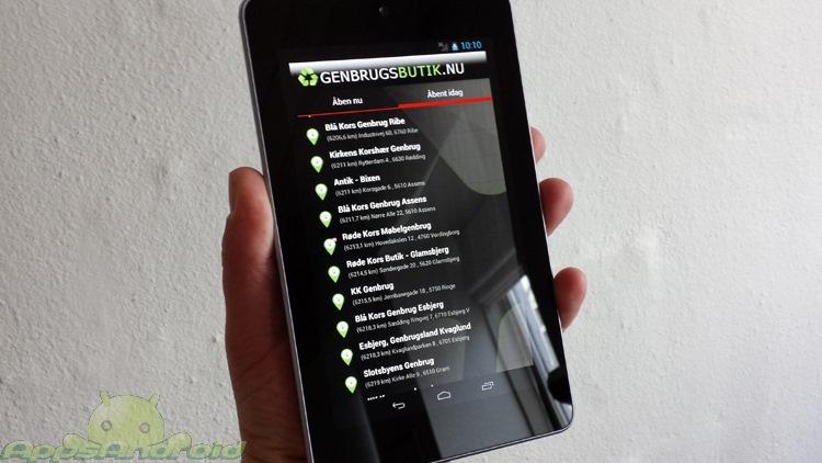 Genbrugsbutik nu app til Android