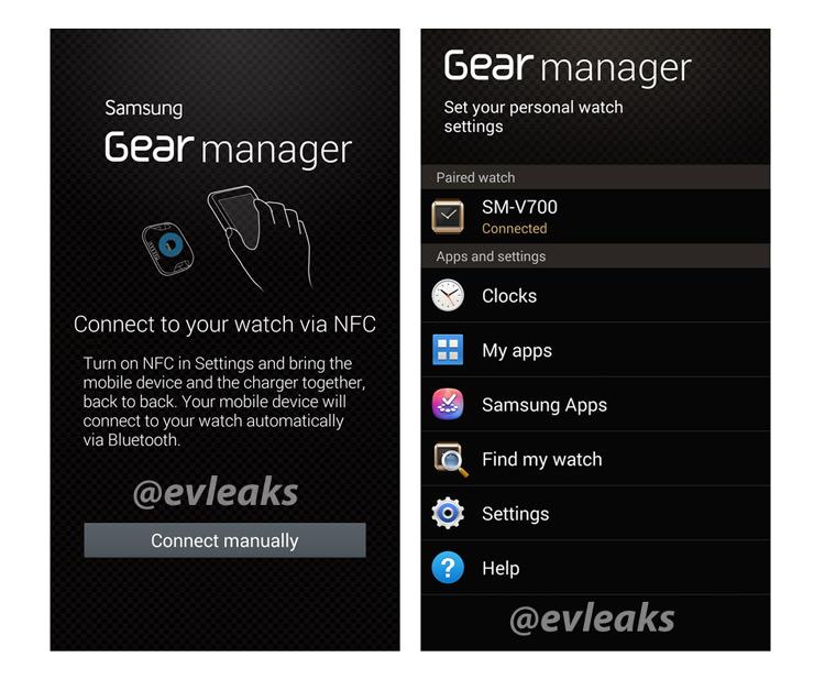 Samsung Galaxy Gear app