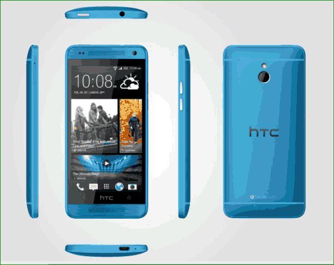 HTC One blue