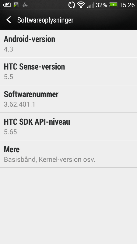 HTC One Android update