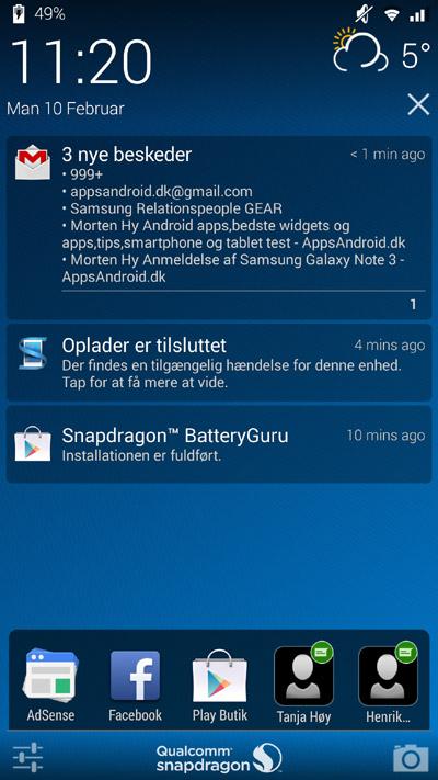 Snapdragon-Glance-widgets