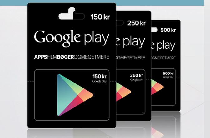 google play gavekort danmark