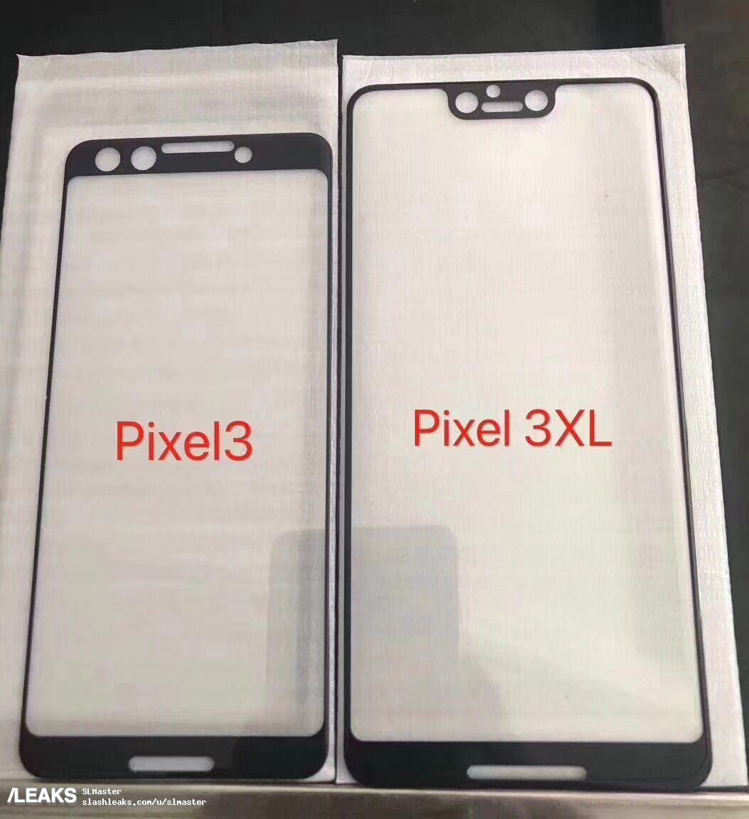 pixel 3 med notch i toppen